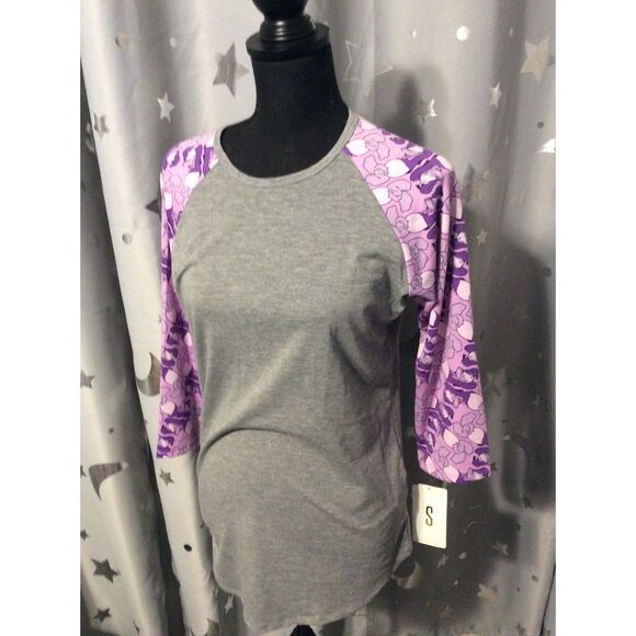 New NWT Disney Donald Duck T Shirt LuLaRoe Randy Small Purple - Picture 1 of 5